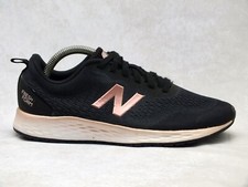 New Balance Fresh Foam Arishi V3 Kid's Running Shoes Lead Black/Peach Sz 4.5 US