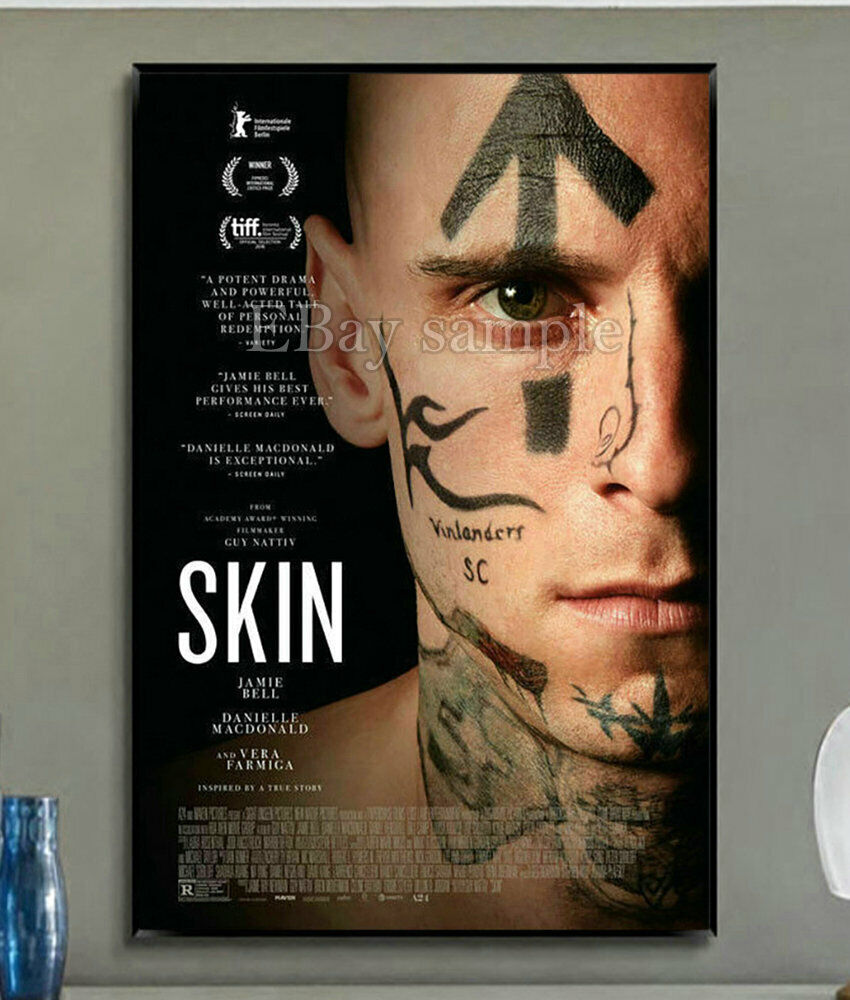 overbelastning motto Canberra 2C430 Skin Guy Nattiv Jamie Bell 2018 Movie Film Deco Home Print Silk  Poster | eBay