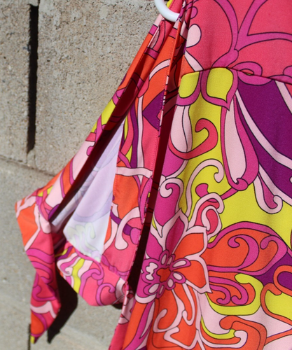 Trina Turk tunic dress cover up sml medium hide arms pink pool swim 247OFFER nw - Picture 5 of 8