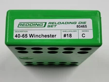80465 REDDING STANDARD 3-DIE SET - 40-65 WINCHESTER - NEW - FREE SHIPPING