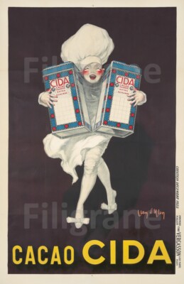 Poster Vintage Cacao Cida – Affiche 50x70cm (reproduction HQ) Par PostersAndCo