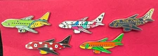 Complete Set of Disney Airplanes  2022 Hidden Mickey Pins
