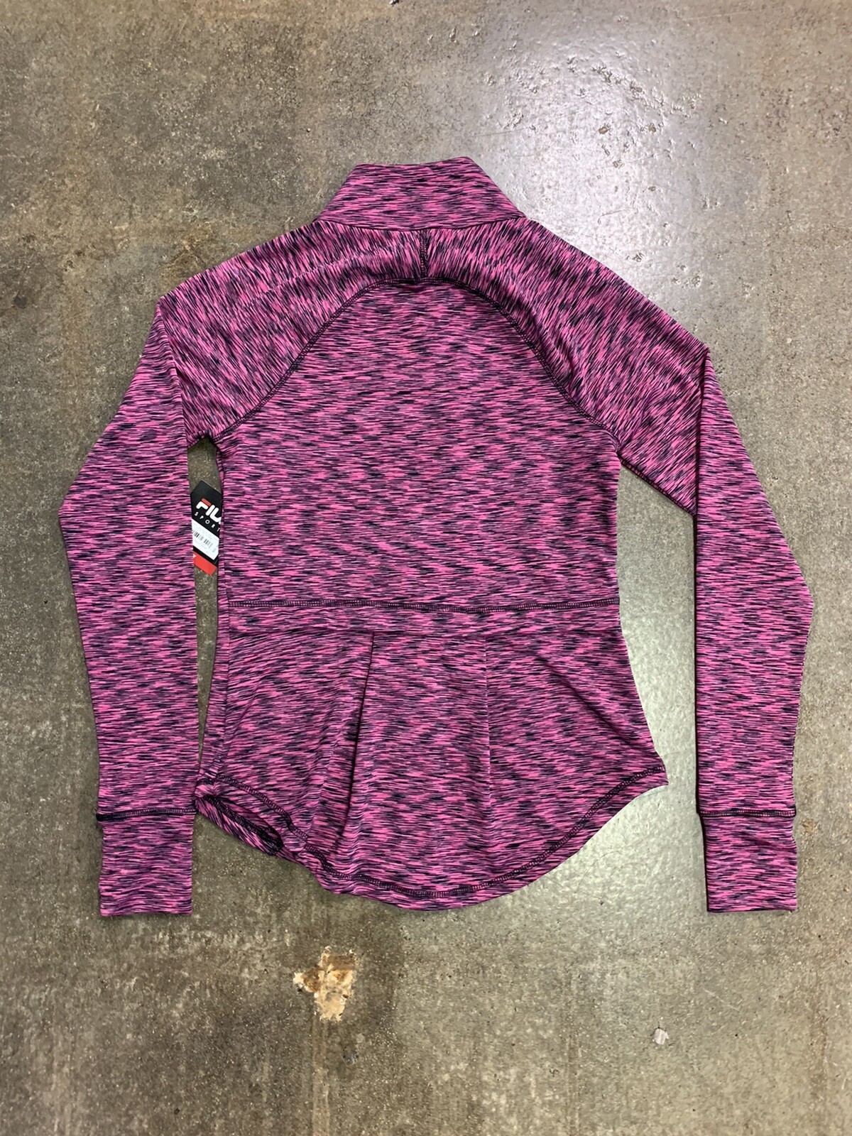 Giacca donna Fila Sport viola full zip atletica corsa allenamento taglia XS NUOVA*