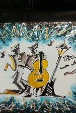 KATIE LIN "JAZZ" ORIGINAL OIL PAINTING ON CANVAS (OOAK)