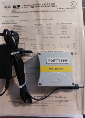 Comet P8541 LAN temperature logger /w 4 probes