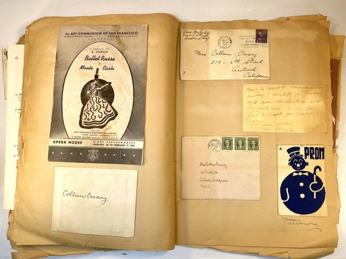 1941 San Francisco, Antioch High School, Letters, Photo, Music Program Scrapbook - Picture 20 of 22