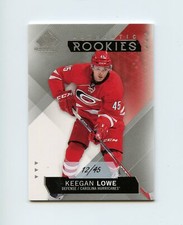 15/16 SP GAME-USED SPGU ROOKIE RC #108 KEEGAN LOWE 12/45 HURRICANES