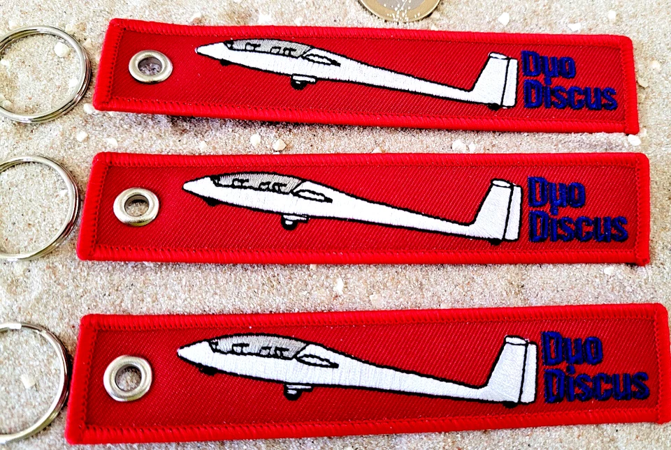 Duo DISCUS Glider Segelflug  FLIGHT 2er SET Pilot Aviator REMOVE Avion Aircraft - Bild 3 von 3