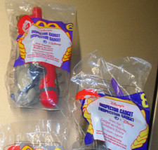 SET - 4 MCDONALD'S INSPECTOR GADGET DISNEY HAPPY MEAL TOYS NIP  3 extras 10 