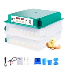 Automatic 120 Eggs Incubator Temperature Control Digital Chicken Egg Hatcher--