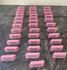 FOOHY Pink Pet Erasers Lot of 36 Home Office School Crafts Back-To-School Autumn