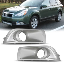 pair For 2010-2012 Subaru Outback Fog Lights Bezel Cover Textured Replacement 