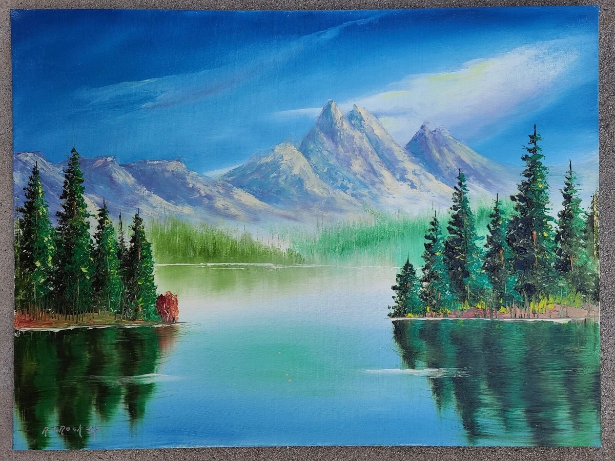 油彩画 秋 oil canvas 120cm x 70cm Amazon.com: Oil Painting