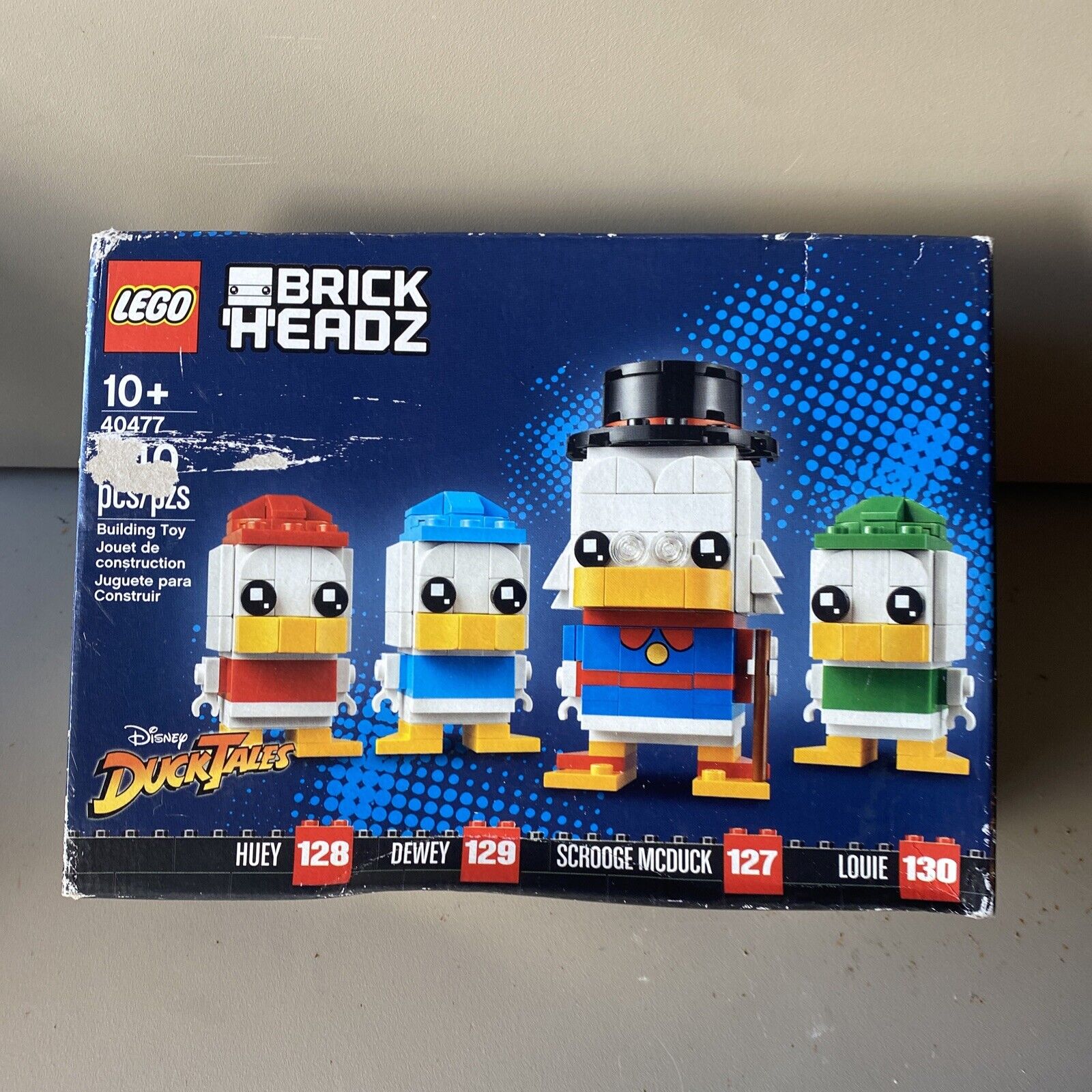 LEGO Brick Headz # 40477 Scrooge McDuck, Huey, Dewey & Louie Some Box Damage