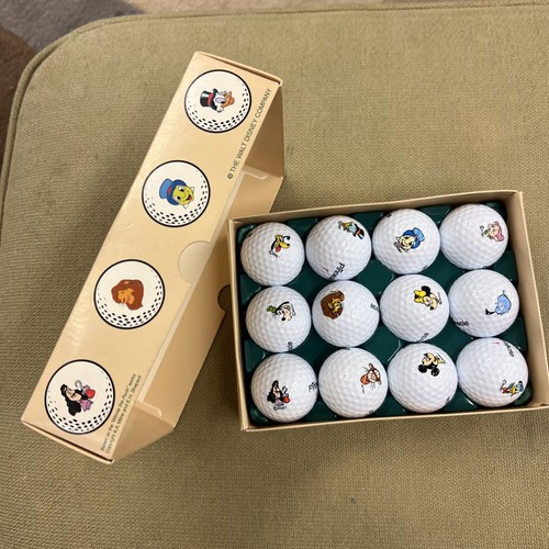 Pinnacle DISNEY DOZEN Golf Character Balls Pluto Donald Mickey Minnie 12 Unused - Picture 3 of 4