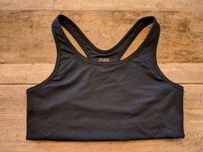PINK Victoria's Secret Pure Black SMALL Ultimate Gym Racerback Sport Bra VS