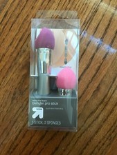 Makeup Foundation Sponge Blender Bronzer Shadow Retractable Brush