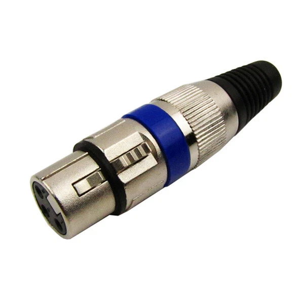 Set 10pcs 3 Pin XLR Audio Microphone Connectors Female Ends Plugs - Image 4 of 4