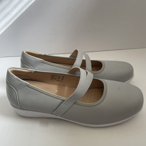 Propet Yara Mary Jane Slip On Womens Grey Flats Casual WCX023L-020 Size 11 - Picture 7 of 10