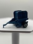 Ertl Blue Round Hay Bailer Implement & Bale of Hay - Diecast - 1:64 - Used