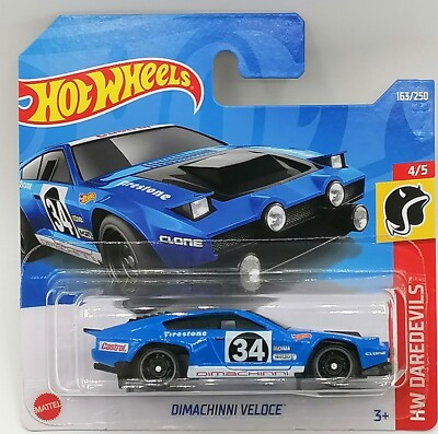 Hot Wheels Dimachinni Veloce HW Daredevils 2022 blau HCT34 Neu und Ovp