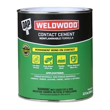 Dap 25332 Weldwood Nonflammable Contact Cement 1-Quart
