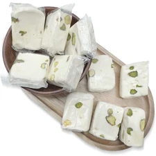 Nougat With Pistachios - White Premium Quality Sweets Nougat by NY Spice