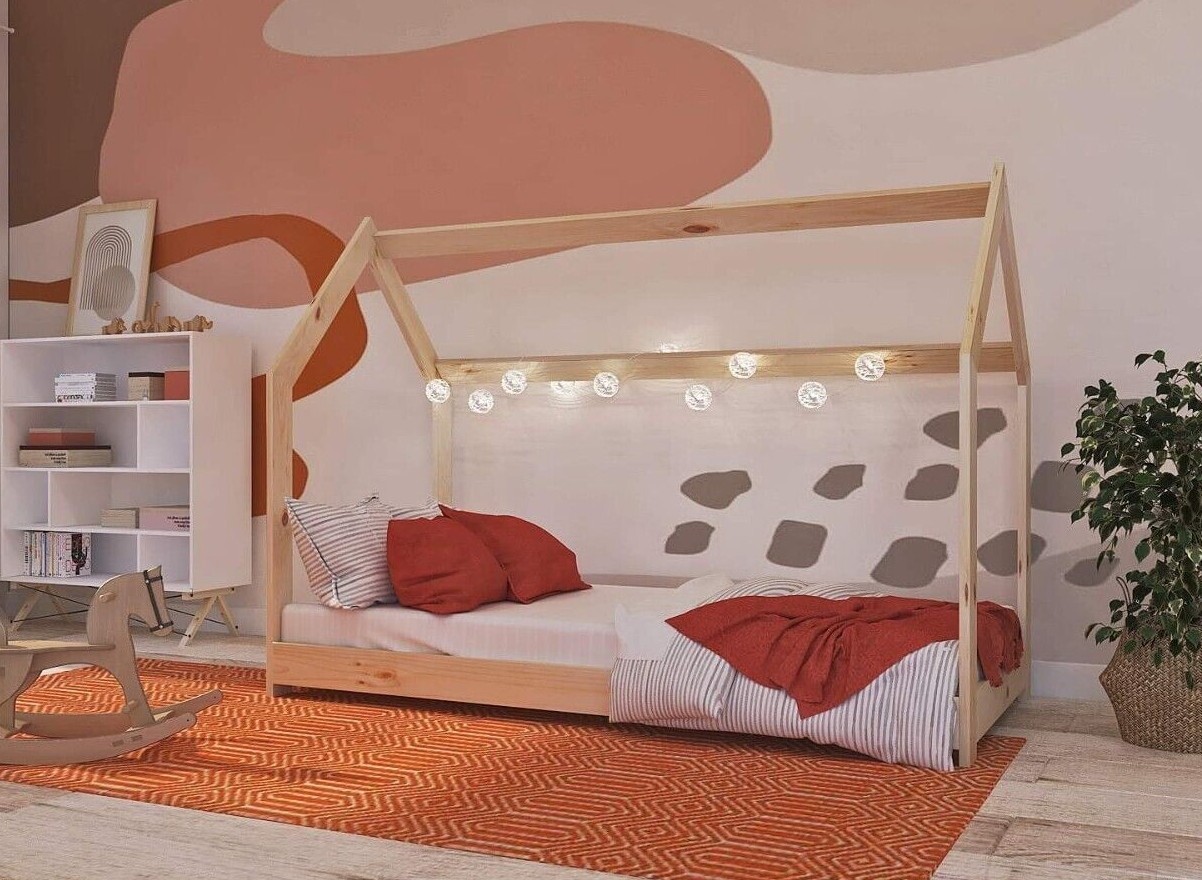 HOUSE D2 TODDLER BED CHILDREN BED KIDS BED + FREE MATTRESS 140x70 eBay