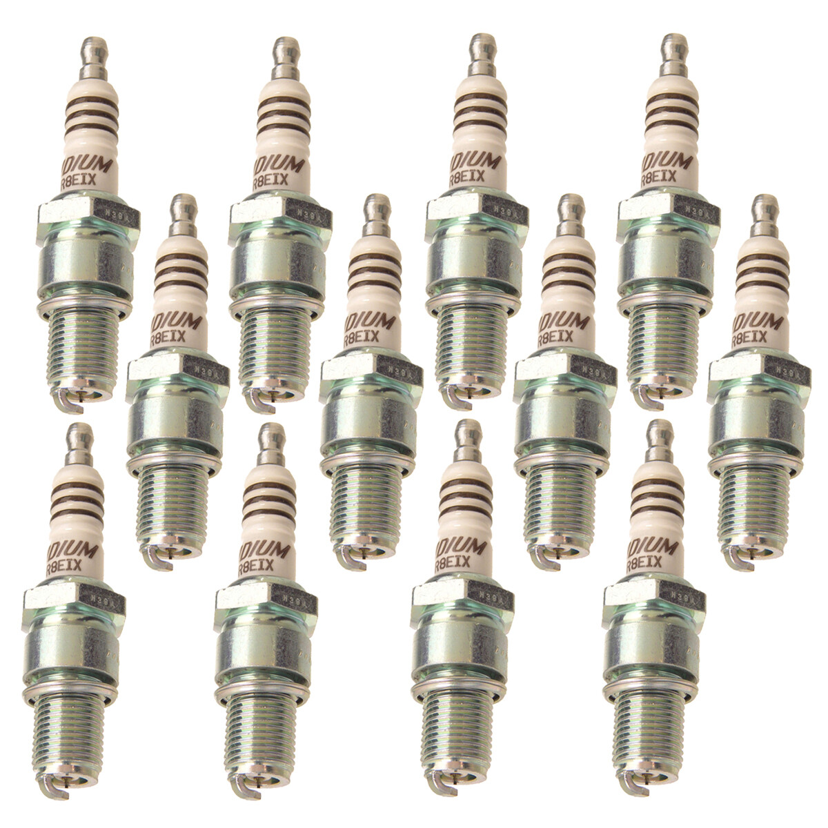 NGK Iridium IX Set of 12 Spark Plugs for Porsche Ferrari Lamborghini Renault