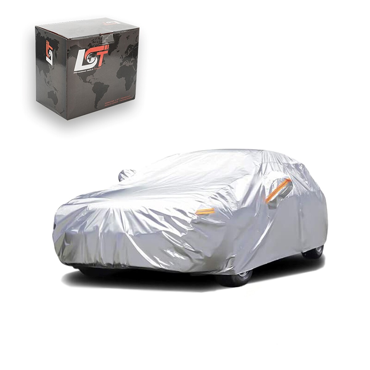 Car garage waterproof full garage UV protective cover silver XXL