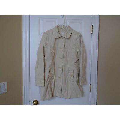 Weatherproof Brand Rain Slicker Lightweight Size XL Beige