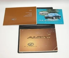 1999 Oldsmobile Alero Factory Original Glovebox Owners Manual Book Portfolio