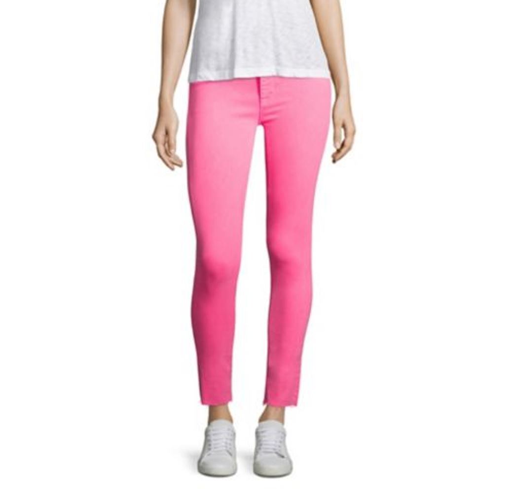 Hudson Women's Nico Mid Rise Super Skinny Jeans - Raw Hem Ankle Jean With Stretch - View #10