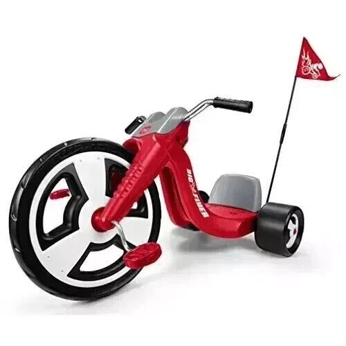 Big Sport Chopper Tricycle 16 inch Front Wheel for Kids, Red, Unisex - Picture 6 of 10