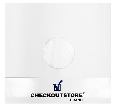 COS Paper Record Inner Sleeves Polylined With Hole for 12'' Vinyl 33 RPM