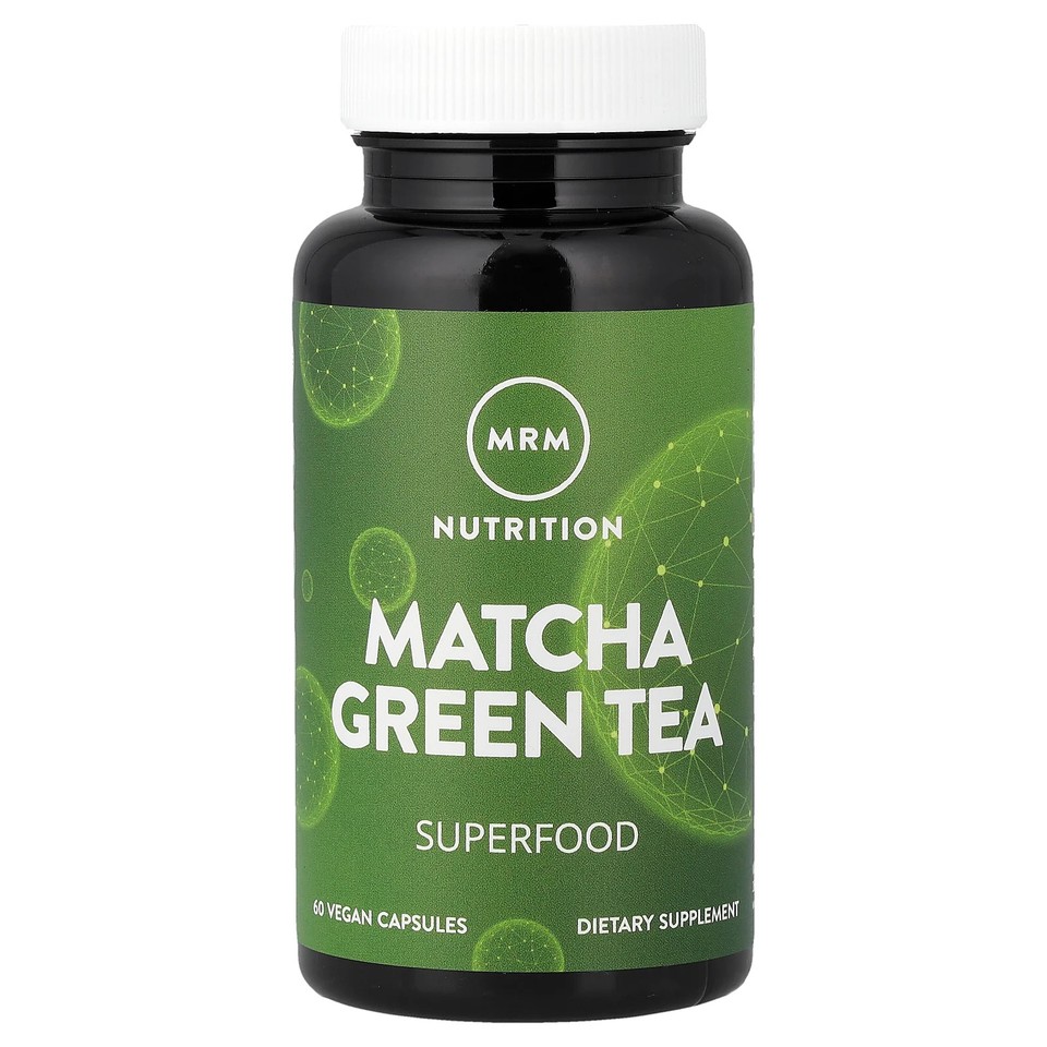 Matcha Green Tea, 60 Vegan Capsules (500 mg per Capsule)