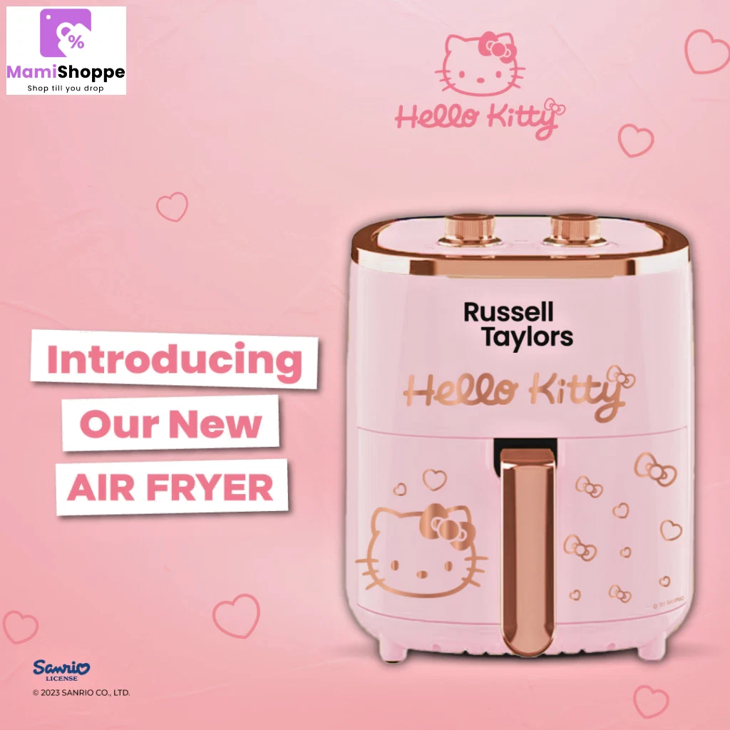 (LIMITED EDITION) Hello Kitty 4.2L Air Fryer Official Collab Pink & Gold
Opens in a new window or ta