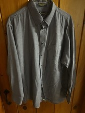 THE ARROW COMPANY Wrinkle Free Oxford Men's Shirt 17-32/33 Light Plum Color Pics