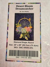 Diamond Art Club "Desert Bloom Dreamcatcher" by Jane Maday Round Kit NIB SEALED