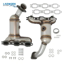 For Chrysler Town & Country 2008-2010 4.0L Manifold Catalytic Converters LH+RH
