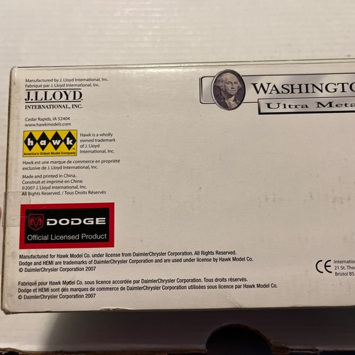 1967 Dodge Charger Die Cast Model By Hawk, Washington Mint 1:24 Scale 2007 - Picture 8 of 12