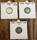 1926 P/D/S MERCURY SILVER DIMES TRIO - 90% SILVER - NICE DETAIL - ESTATE FIND
