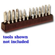 Mechanics Time Saver Rocket Red 37-Hole Hex Bit Organizer (587)