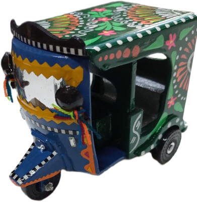 LKW Kunst Rikscha/Pakistanisch Handbemalt Tuk Tuk/Homedecor/Mehrfarbig/10cmX9cm