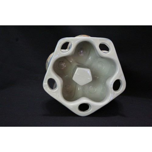 Vaso vegetal Louisville de gres flor de campo onagra - Imagen 2 de 5
