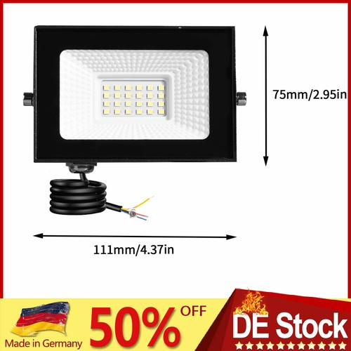 Faretto led 20w proiettore esterno faretto esterno proiettore led faretto edilizia - Foto 2 di 18