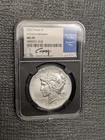 2023 MS 70 Peace Dollar NGC  $1 ADVANCE RELEASE Ed Moy Signed