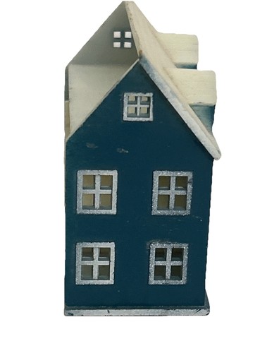 Casa di città coloniale in miniatura casa delle bambole casetta asilo accessorio camera bambini - Foto 4 di 10