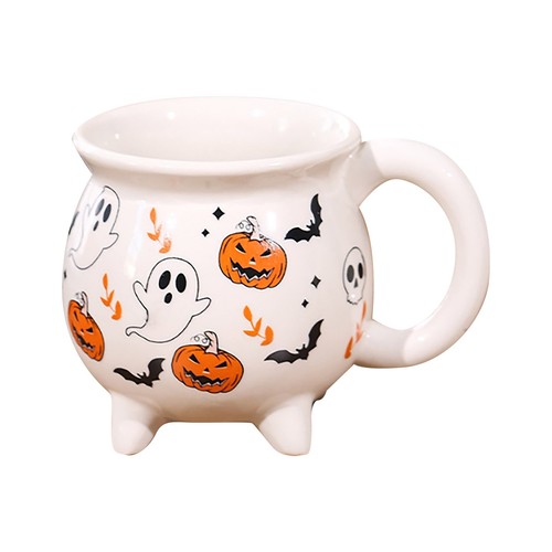 Halloween Ceramic Mug Pumpkin Witch Cup Coffee Cup For Milk Tea Perfect For Gift - Picture 3 of 5