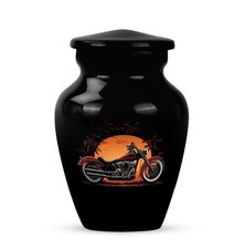 Motorcycle Urn 3 Inch Funeral Burial Cremation Urns Memorial Ashes Male